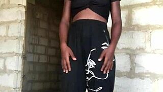 Crazybitch Performing Striptease With Clothes Ripped For Fans