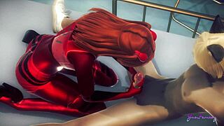 Wow! Is Asuka Femboy Ready to Swallow All That Cum in Sissy Anime Porn?!