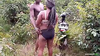 Me And My Boyfriend Celebrated Our New Bike With Outdoor Sex