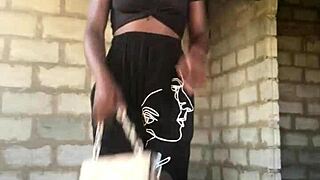 Crazybitch Performing Striptease With Clothes Ripped For Fans