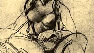 Vintage erotic drawings bring old-school charm to life