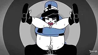 cartoon mime engages in hardcore uncensored hentai sex scenes