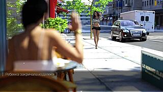 anna's outdoor double fuck