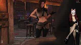 wow, busty elf girls dildo in college cosplay anime hentai debauchery!