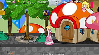 Peach's Untold Tale Begins in World 1-1 With Her Big Tits on Display in Hentai