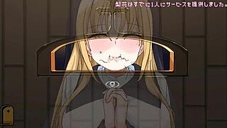 Playing the hentai game with Kamiya Rika