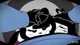 cartoon mime engages in hardcore uncensored hentai sex scenes