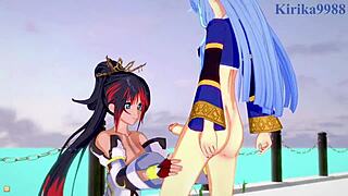 I luv the futanari sex with amari n kaguya!!