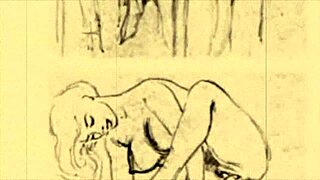 Vintage erotic drawings bring old-school charm to life