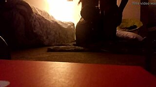 big ass brown chick sucking then getting fucked at home