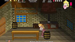 Peach's Untold Tale Begins in World 1-1 With Her Big Tits on Display in Hentai