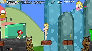 Peach's Untold Tale Begins in World 1-1 With Her Big Tits on Display in Hentai