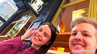 Jamie Young gets cum in mouth