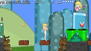 Peach's Untold Tale Begins in World 1-1 With Her Big Tits on Display in Hentai