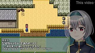 I'm playing Momoka's great adventure, trial version with machine translated subtitles, part 1 3, crossdressing fun.