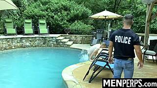 Gay Officer Submits Twink Suspect For Thorough Stripsearch!