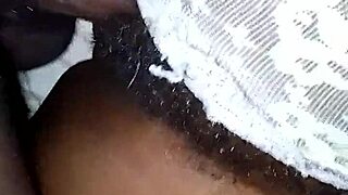 This Seductive Housewife in Black Panties Draws Me In. I Couldn't Resist Her Pussy Taste.