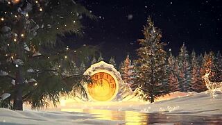 Hot Tight Pussy Skinny Blonde with Small 18+ Tits Celebrates New Year with a Big Dick Guy by Playing with His Cock in the Kitchen and the Bathroom