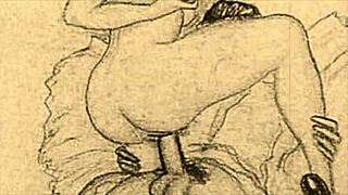 i saw this vintage erotic illustration and it made me so horny...