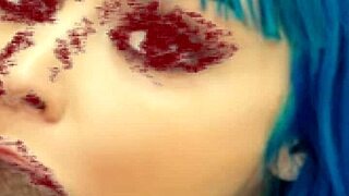 Watch this cute MILF blowjob on that monster cock in dark hentai!!