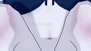 New employee with big tits.