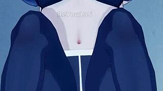 New employee with big tits.