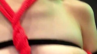 In the hotel, miyuki gets tied on the sofa while av plays and she gets humiliated.