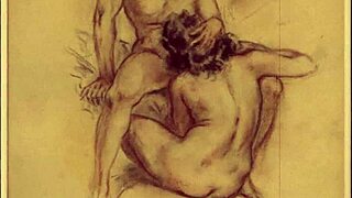Vintage erotic drawings that tease with retro charm and hidden secrets
