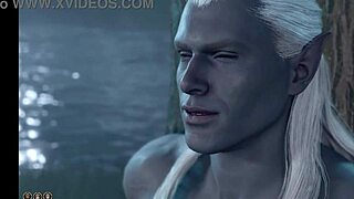 baldurs gate 3 naked playthrough halsin romance gay sex scene no mods