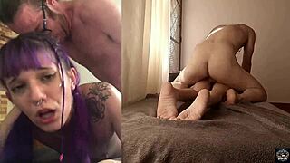 Why does this alt bitch cry during hard anal pounding?