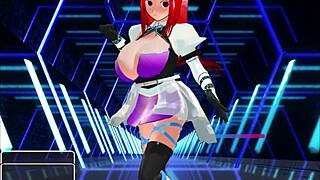 Girl B Hero Battles Monster Lord