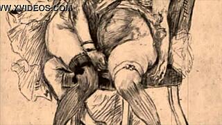 i saw this vintage erotic illustration and it made me so horny...