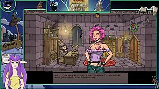 Witch trainer silver part 21 features big tits in anime game