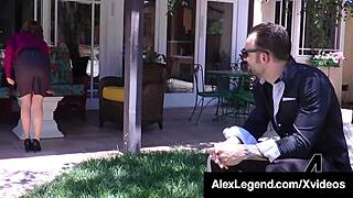 House Huntress Krissy Lynn Seduces Customer Alex Legend