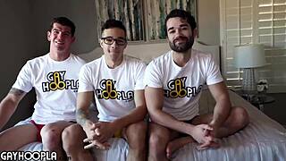 jayden's thick dick in morning threesome with friends?