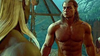 baldurs gate 3 naked playthrough halsin romance gay sex scene no mods