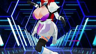 Girl B Hero Battles Monster Lord