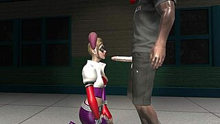 Harley Quinn Deepthroats And Gets Facial