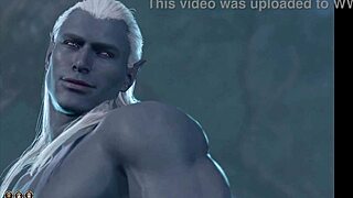 baldurs gate 3 naked playthrough halsin romance gay sex scene no mods