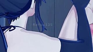 New employee with big tits.