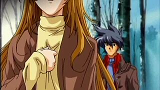 Anime blonde teen getting pussy fucked in missionary