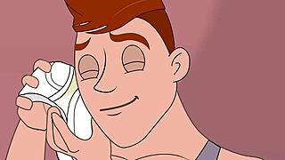 I fantasize about my dream brazilian neighbor in gay cartoon porno