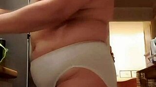 Are those big panties hiding something wild in the kitchen?