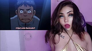 she surprises me masturbating on the beach and invites me to fuck - imaria ep 1