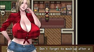 rescuing two busty milfs from zombies in this hentai game adventure