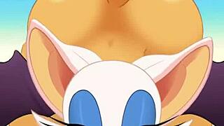 Watch Rouge suck cock and swallow cum during anal?