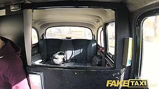 Fake Taxi Voyeur Films Couple Banging Hard in Car