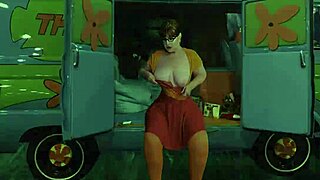 Hey, wanna see Granny Velma Dinkley suck cock mysteriously?