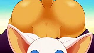 Watch Rouge suck cock and swallow cum during anal?