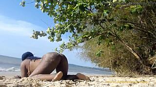 Butt Naked Twerk In Public